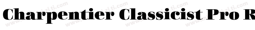 Charpentier Classicist Pro Rg字体转换
